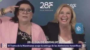 María del Monte reaparece junto a Inma Casal para aclarar su cobra: No soy muy expresiva