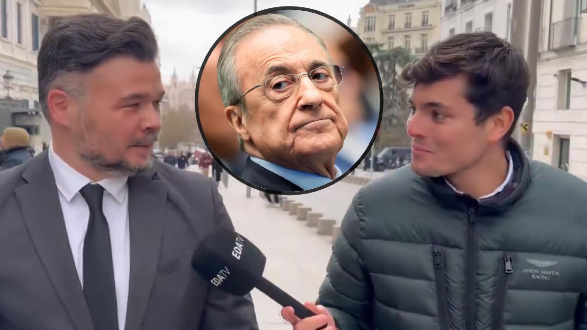 Gabriel Rufián, Vito Quiles y florentino Pérez