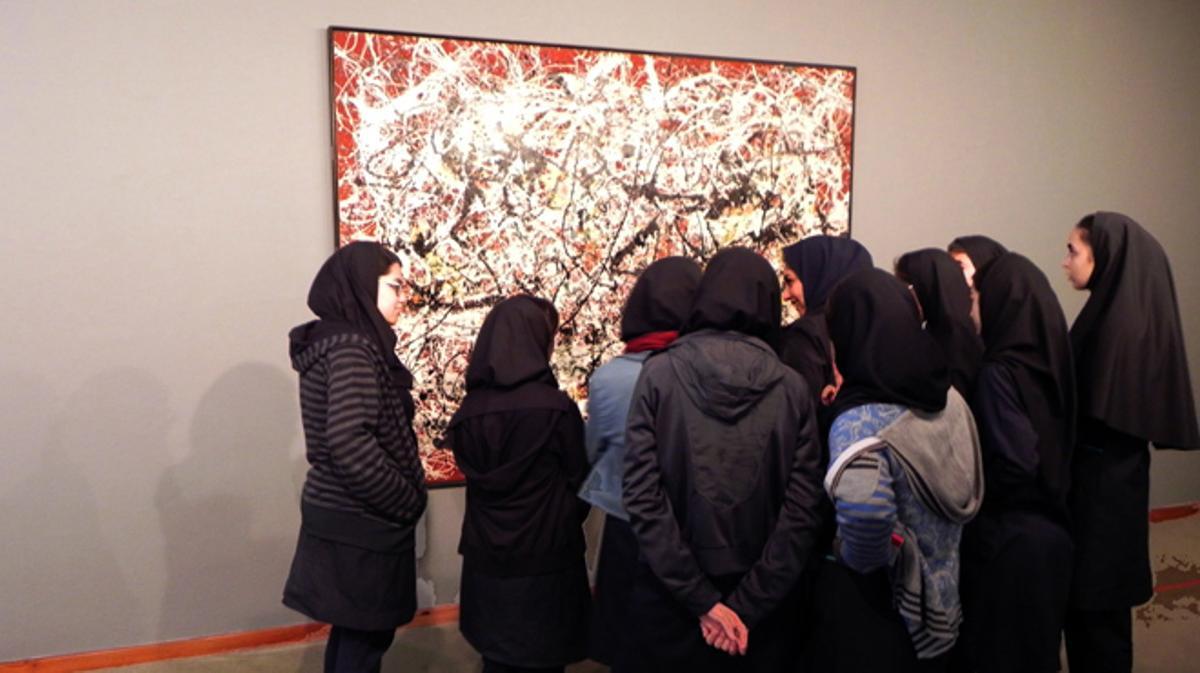 Visita al Museu d’Art Contemporani de Teheran.