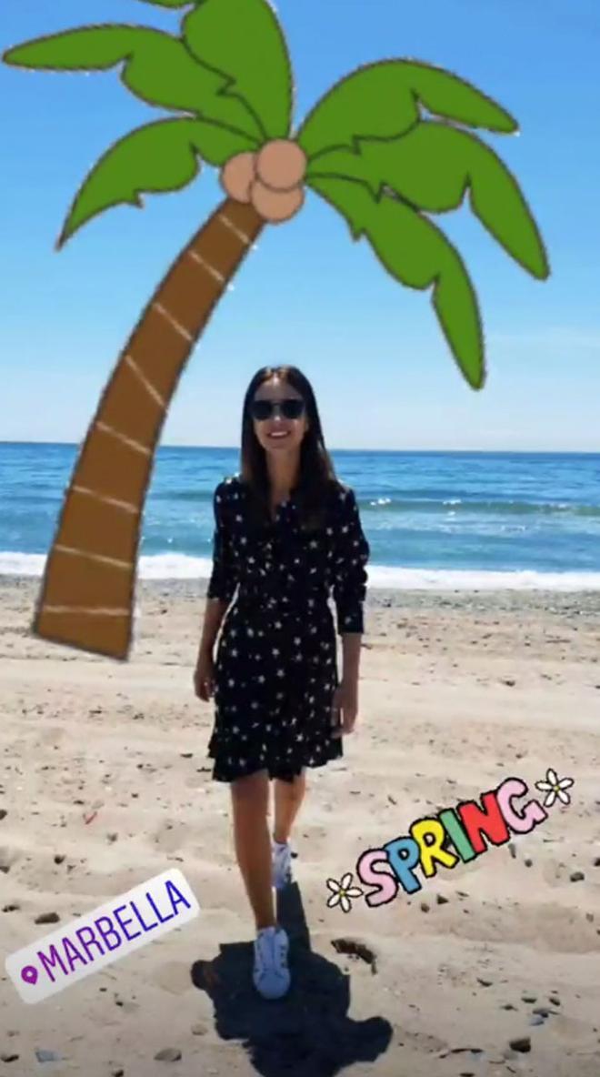 Paula Echevarría y su look para pasear por la playa