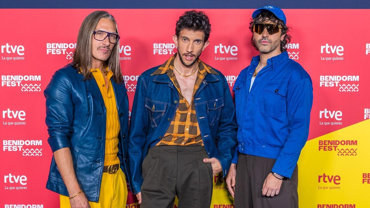 The Quinquis, durante la presentación de participantes para el Benidorm Fest 2026