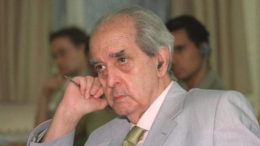 El exministro de Asuntos Exteriores, Fernando Morán.