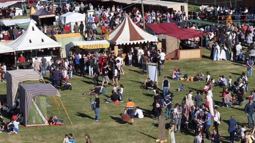 Mercado medieval, en la última edición de los Exconxuraos.