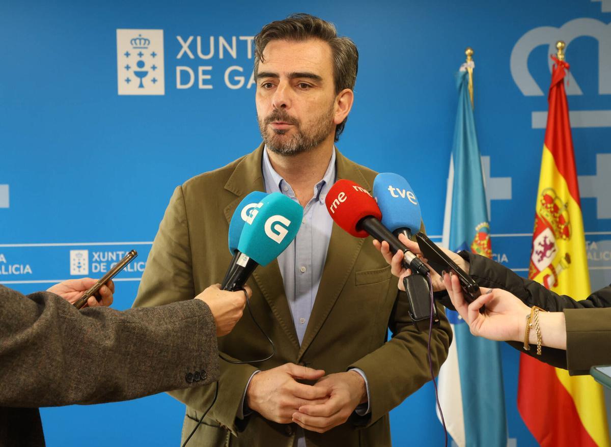 Diego Calvo en rueda de prensa este martes.