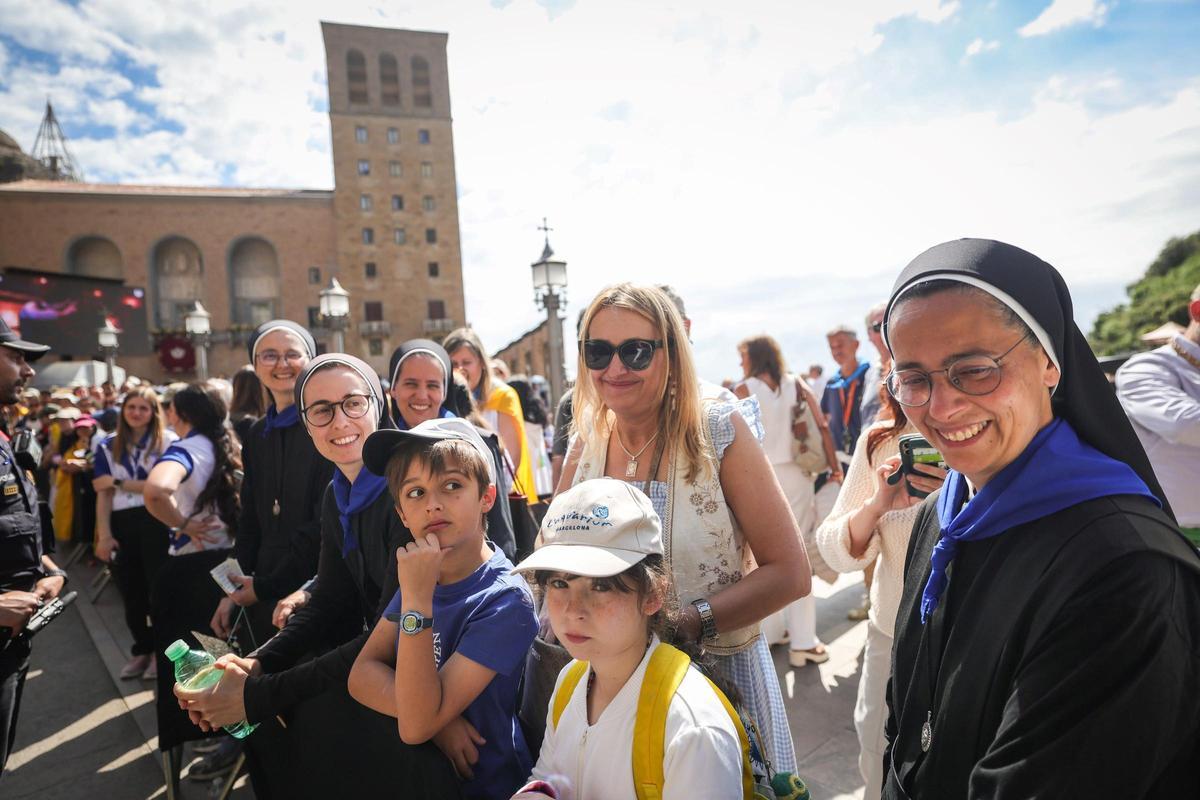 El Papa León XIV visita Montserrat