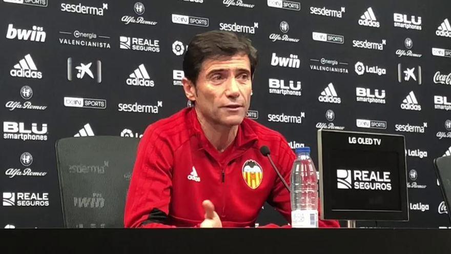 Marcelino habla sobre el partido del Valencia frente al Girona