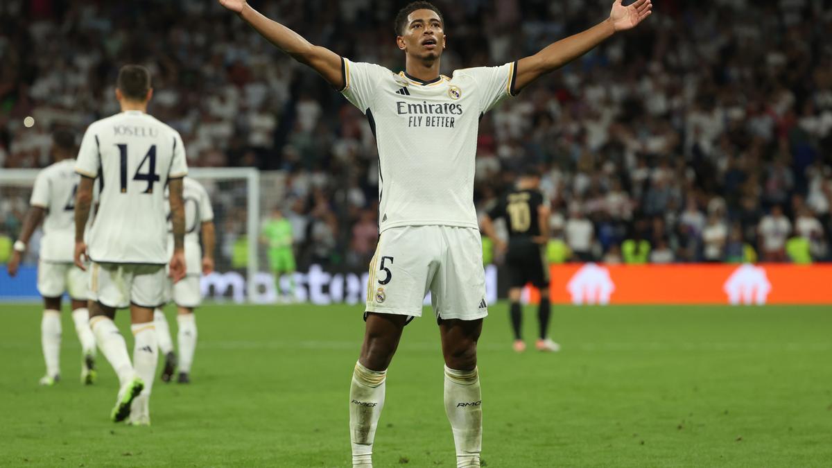 Real Madrid - Unión Berlín: El gol de Jude Bellingham