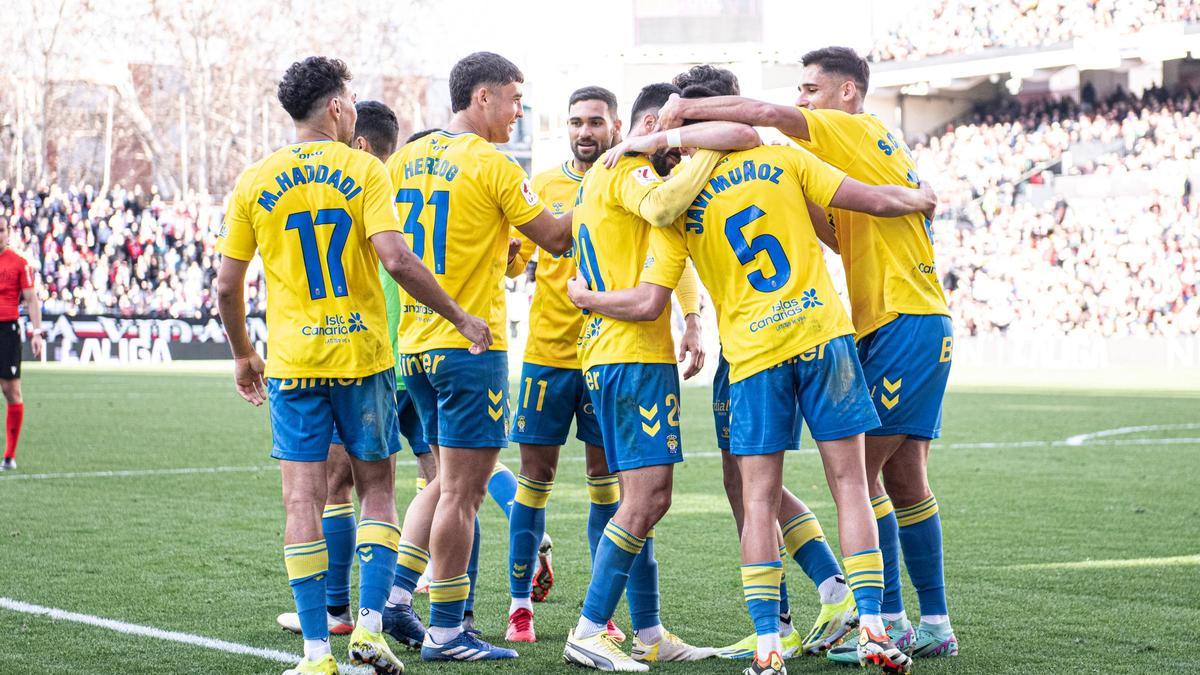 Partido entre el Rayo Vallecano y la UD Las Palmas