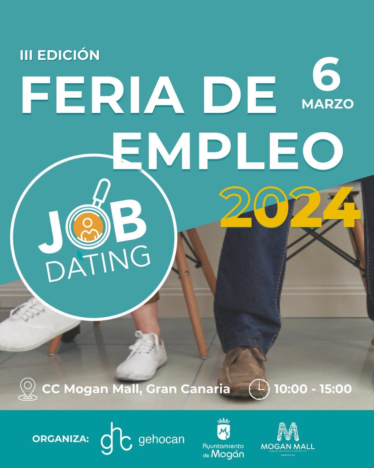 La Feria de Empleo 'Job Dating' celebra su tercera edición en Mogán el 6 de marzo.