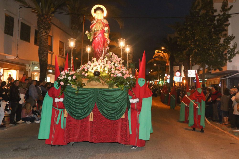 Procesión del Viernes Santo en Santa Eulària.