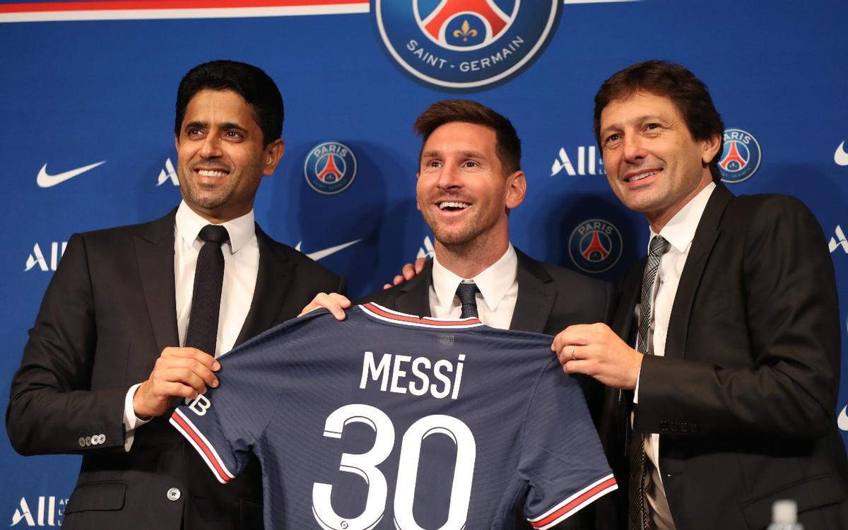 Leonardo: Creo que la idea de Messi era quedarse en el Barcelona