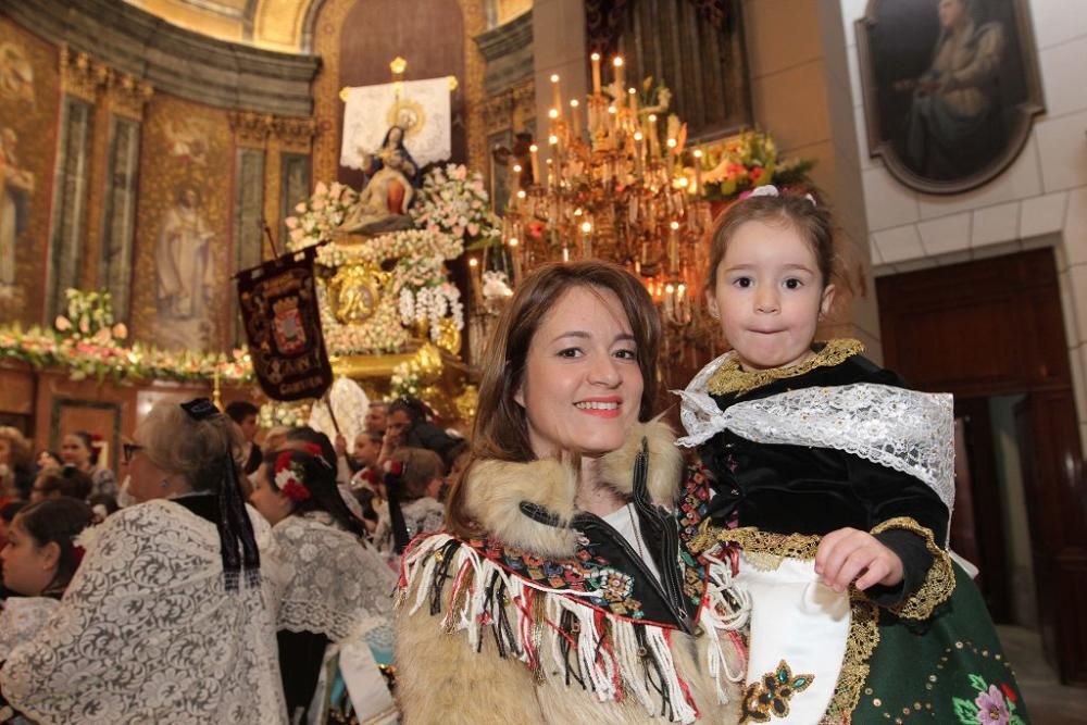 Ofrenda floral a la Virgen de la Caridad de Cartagena