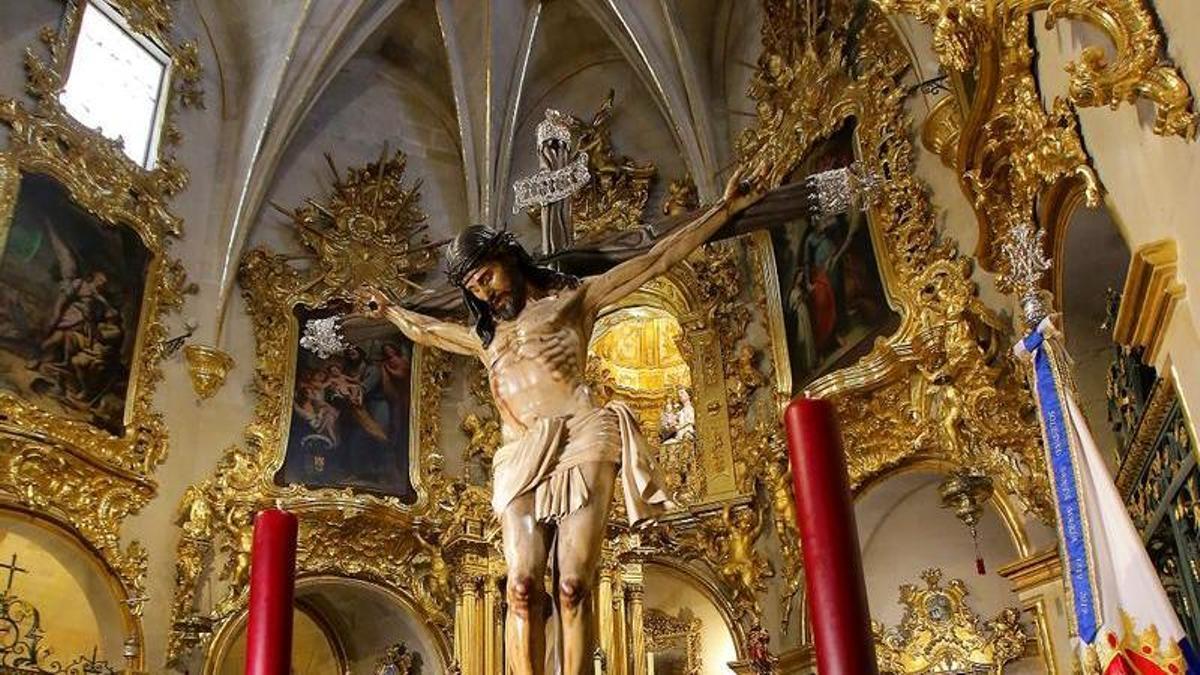 La talla del Santísimo Cristo de las Almas.