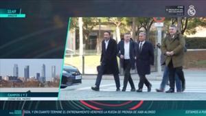 Real Madrid TV enseñó las imágenes de Laporta acudiendo a los juzgados