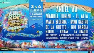 Anuel AA actuará en Torrevieja en el Reggaeton Beach Festival