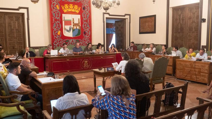 Pleno celebrado ayer en el Ayuntamiento de Zamora.