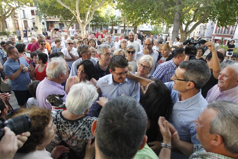 Primer acto como alcalde de Jorge Rodríguez tras su detención