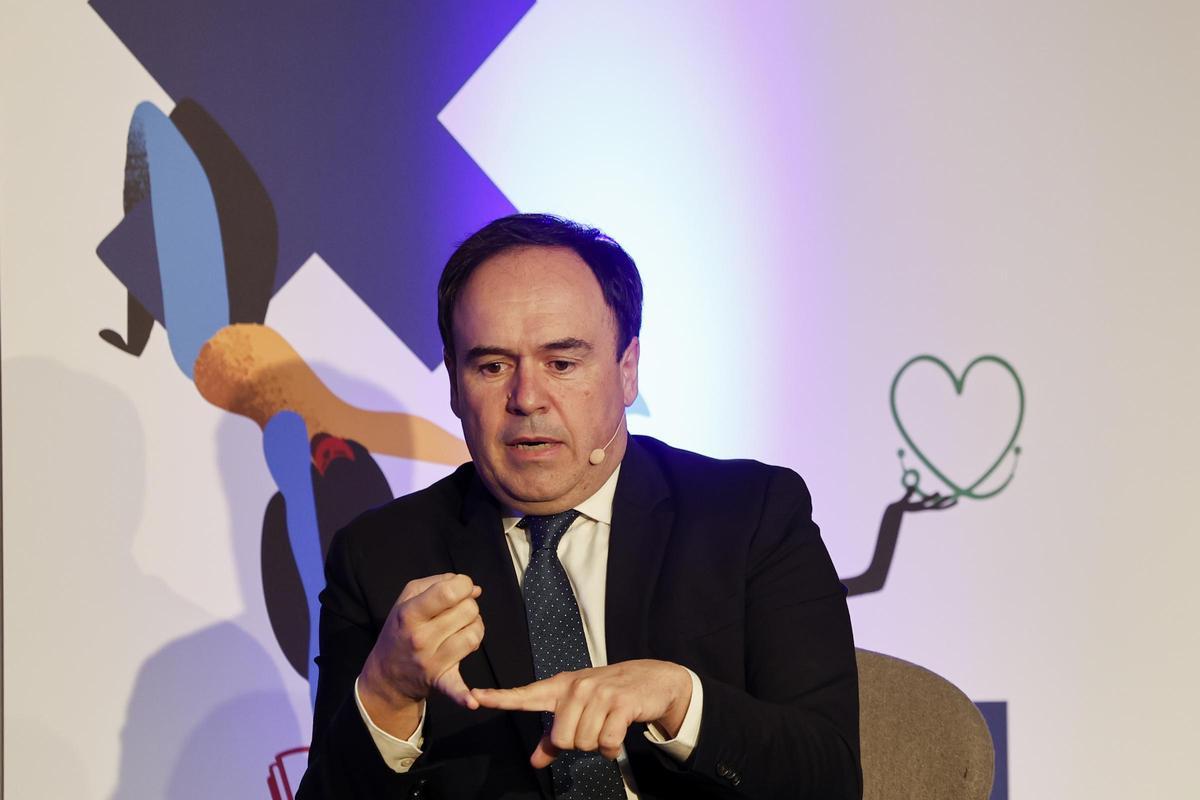 Juanfran Pérez Llorca, en el evento en el que ha hecho estas declaraciones.