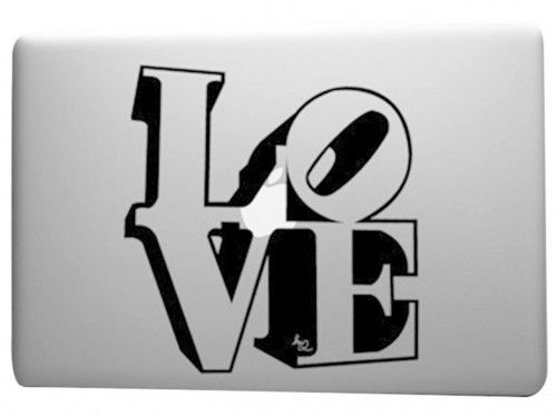 Sticker Love laptop
