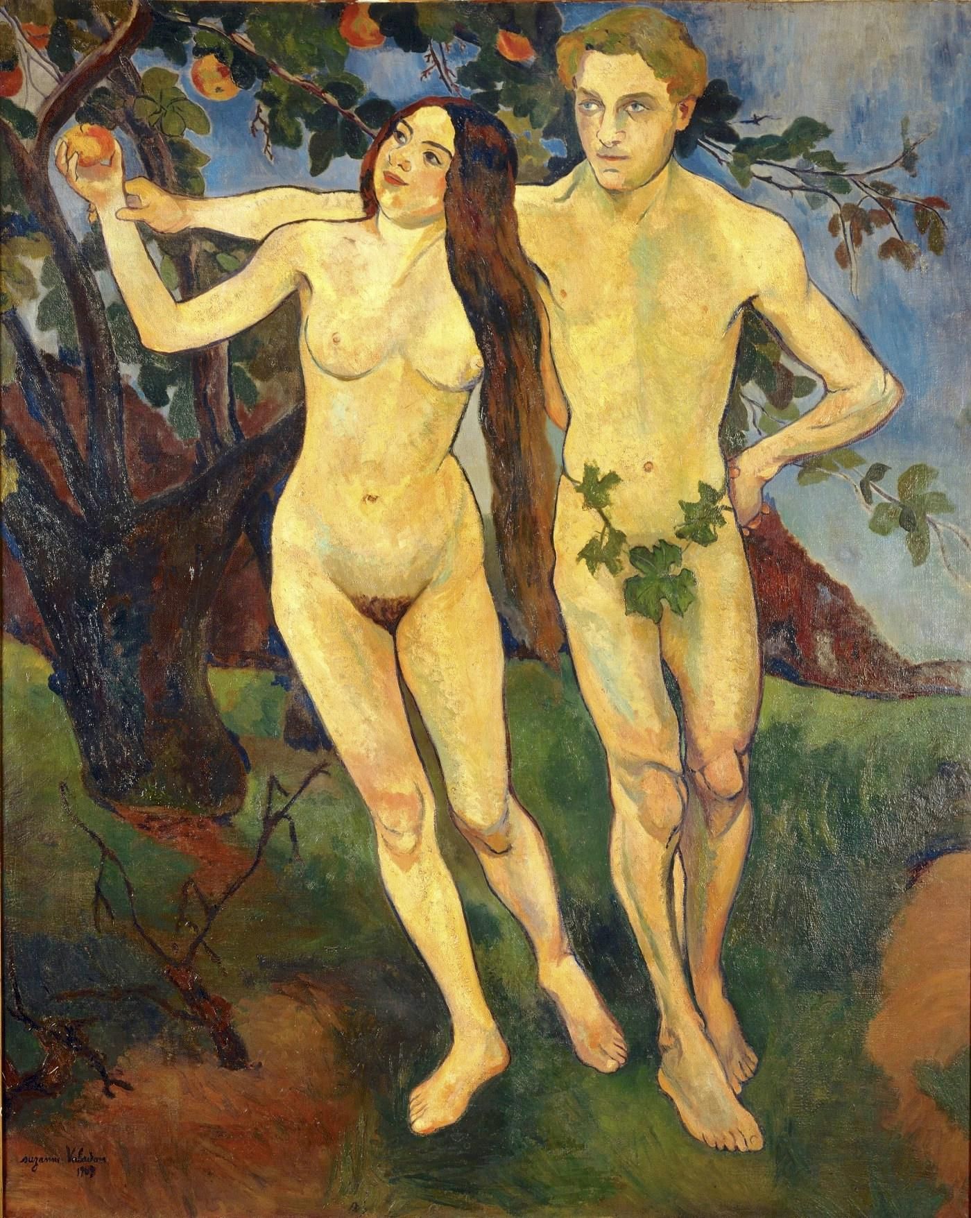 &#039;Adán y Eva&#039;, de Suzanne Valadon.