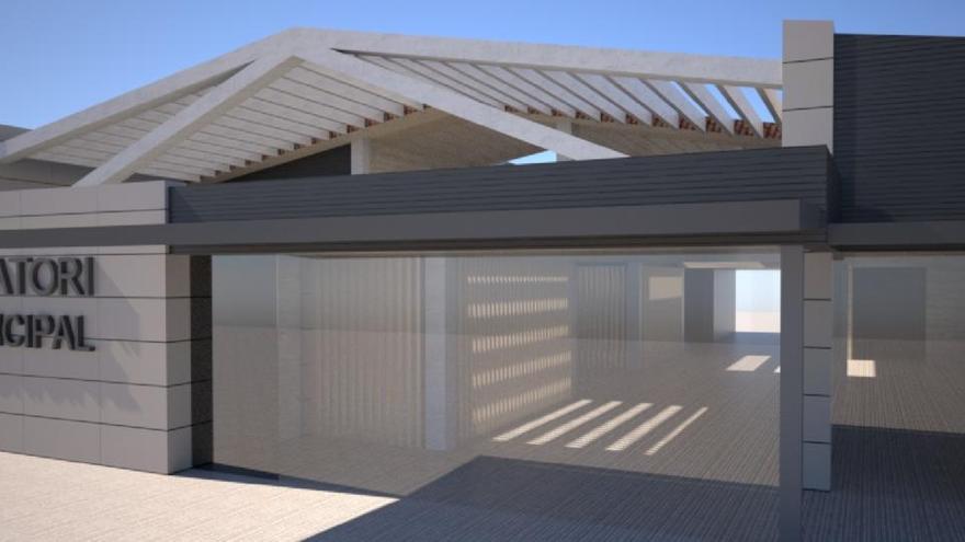 Imatge virtual del nou tanatori que es preveu construir a Solsona