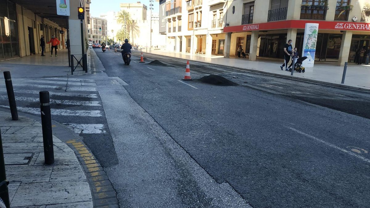 Obras en Diagonal del Palau