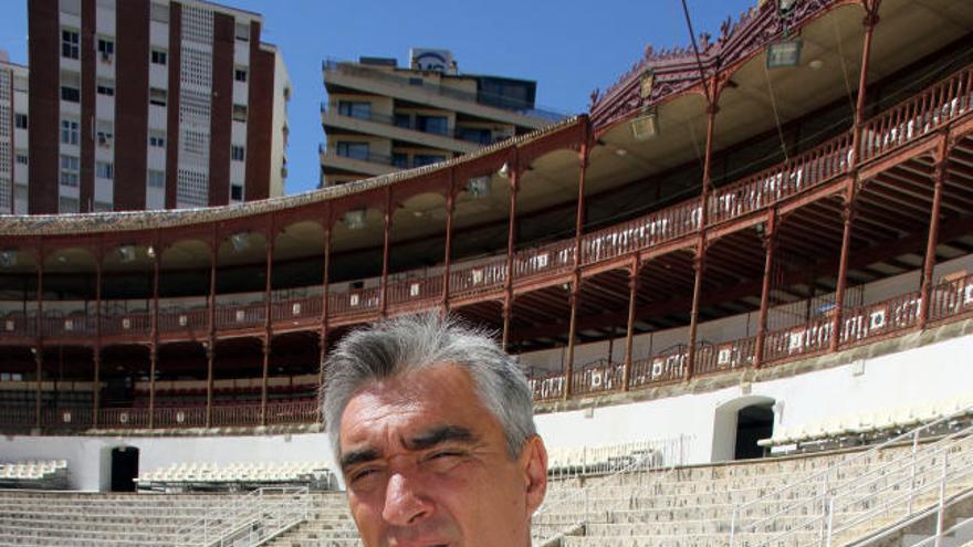 José Cutiño, en su nueva «casa», La Malagueta.