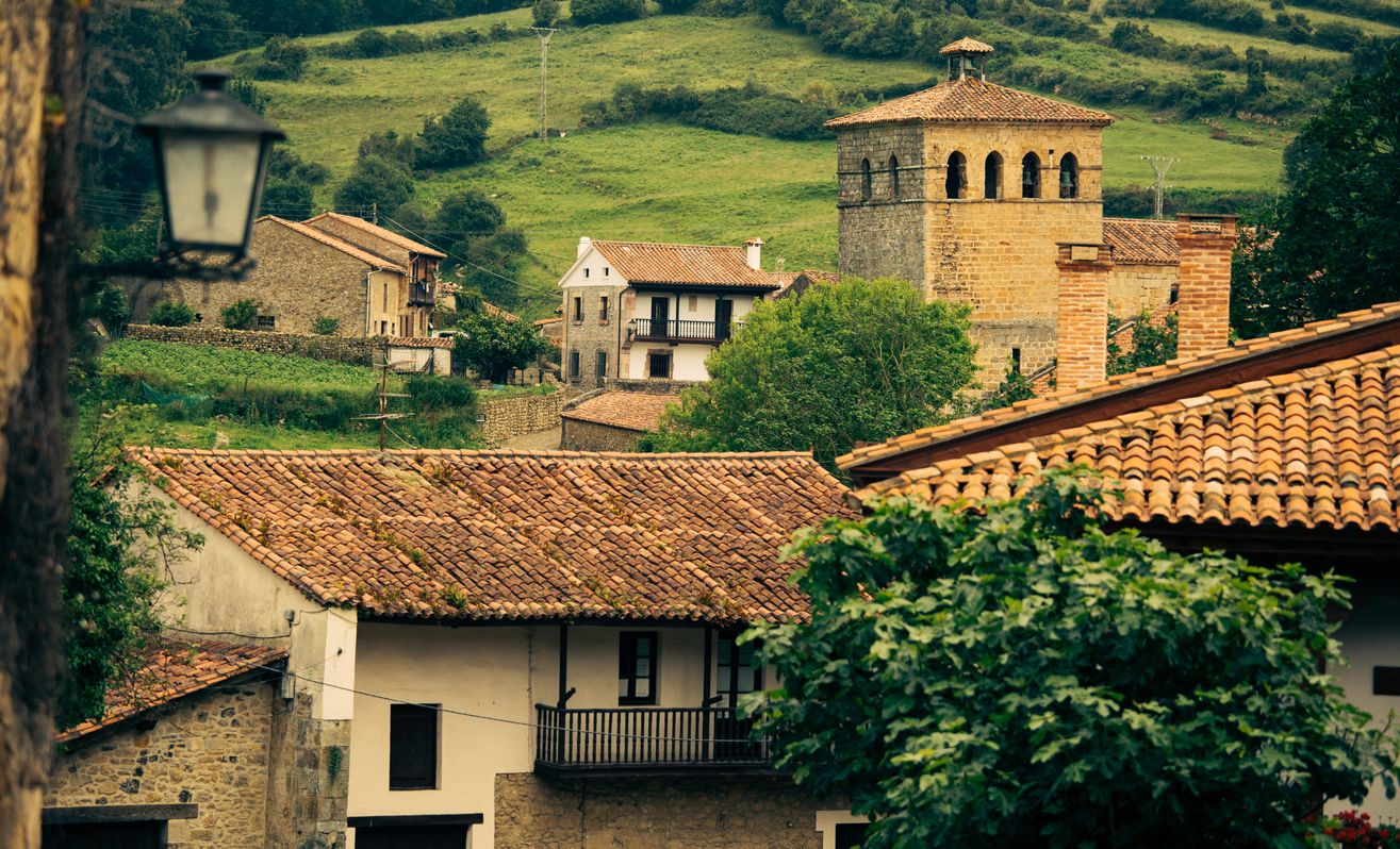 Vista de Santillana del Mar, en Cantabria.