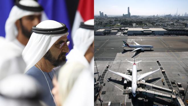 Así es el avión privado del emir de Dubái: grifos de oro, suites de lujo y un enorme salón