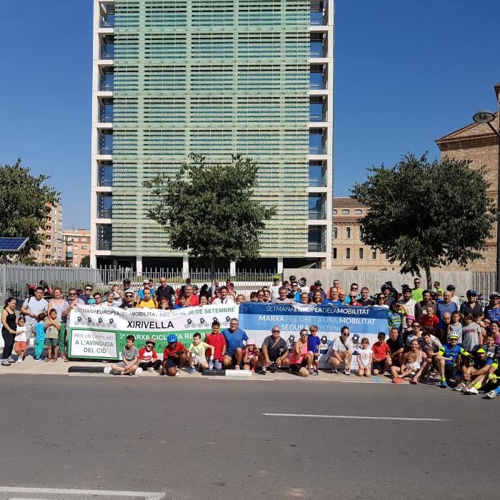 Marcha en bici desde los tres municipios.