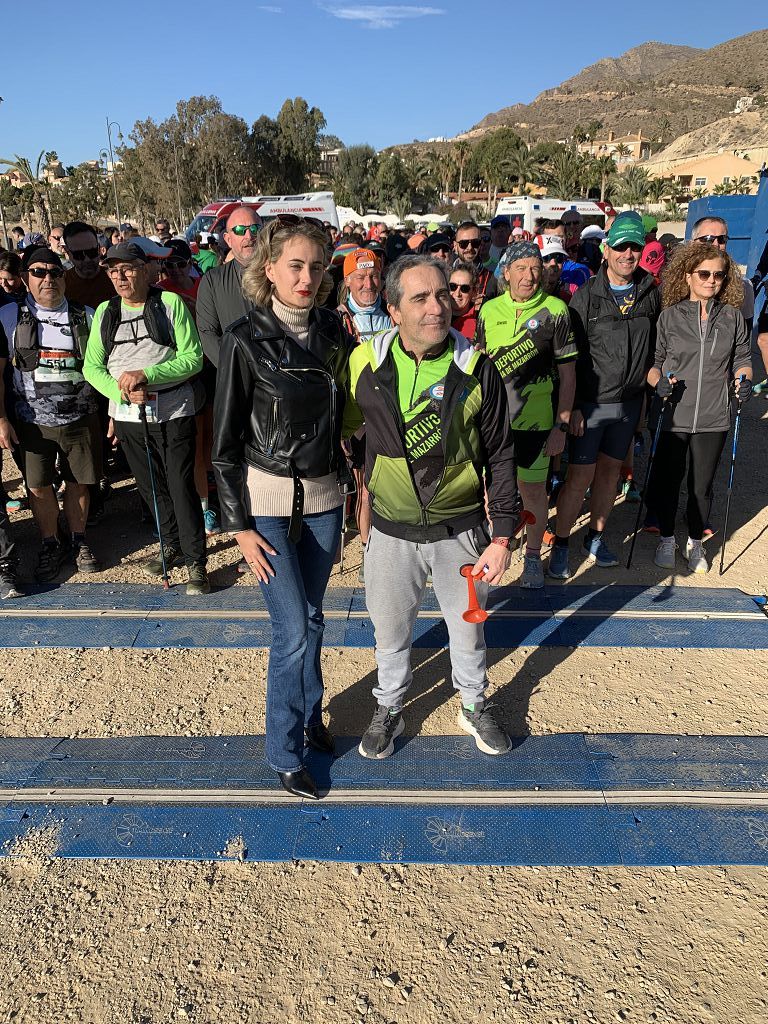 Todas las imágenes del cross por las calas de Bolnuevo, en Mazarrón