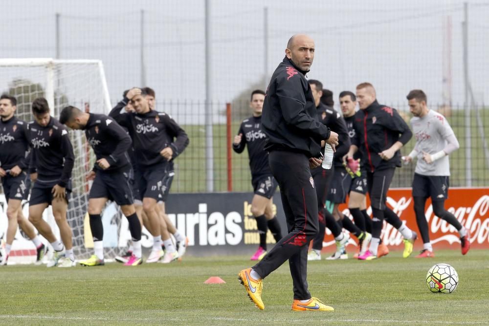 Entrenamiento del Sporting