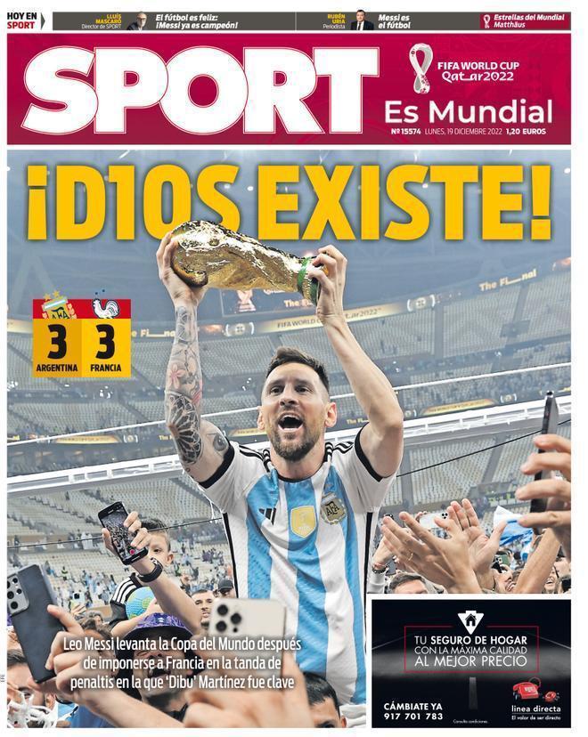 Para enmarcar: las portadas de todo el mundo se rinden a Messi