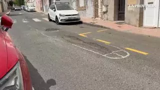 Las Medianías de Telde critica calles llenas de socavones y exige asfalto «urgente»