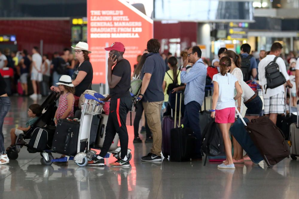 Operación retorno en el aeropuerto de Málaga