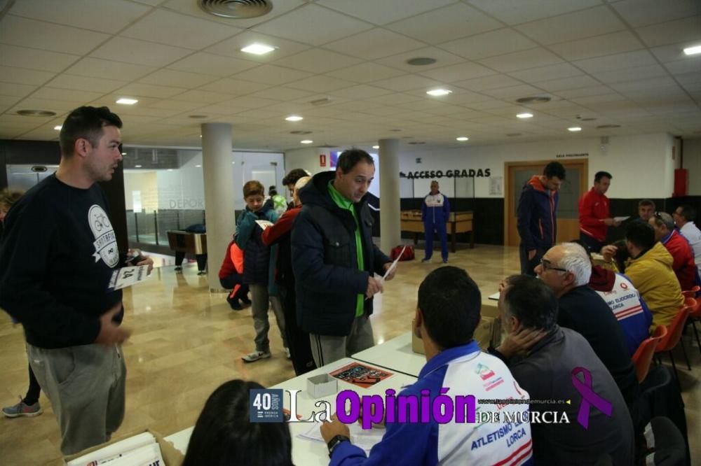 Recogida de dorsales, ambiente y salida de la XXXI Media Maratón Ciudad de Lorca