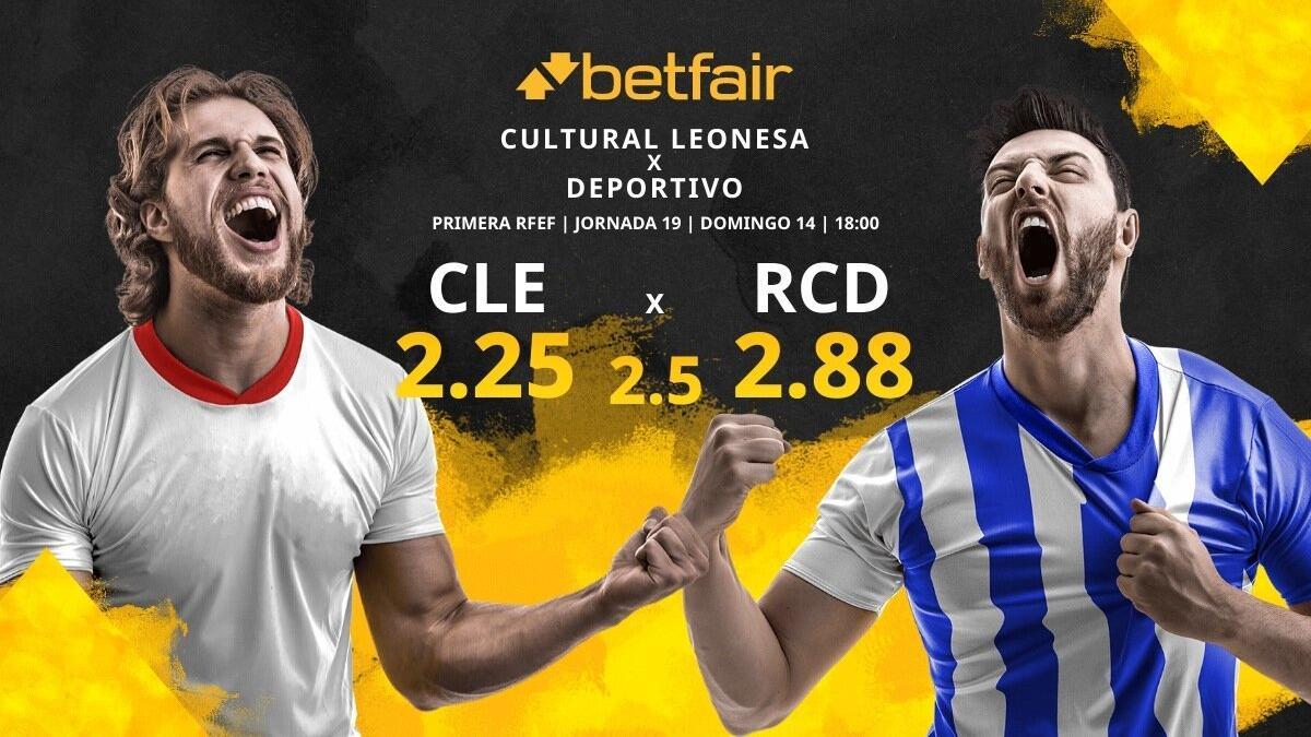 Cultural y Deportiva Leonesa vs. RC Deportivo de La Coruña: horario, TV, estadísticas, clasificación y pronósticos