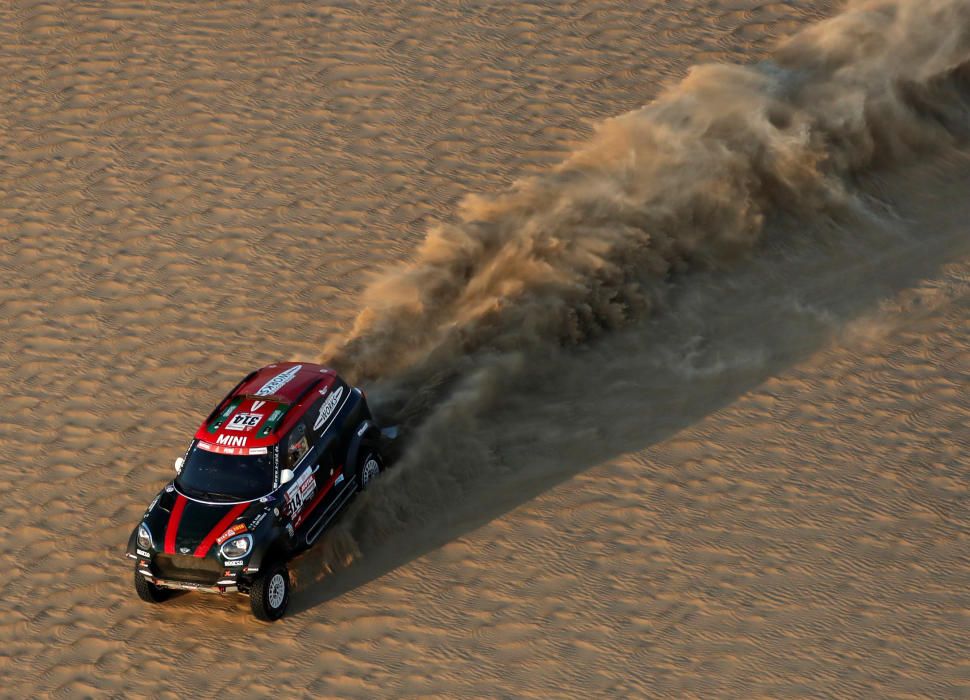 Las fotografías de la segunda etapa del Dakar.