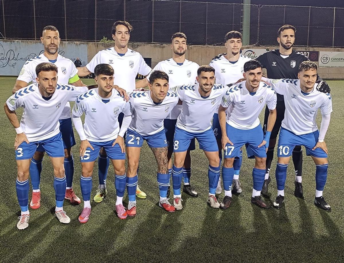 Alineación titular que presentaba el Tamaraceite frente al Villa Santa Brígida, anoche en el Juan Guedes. | LP / DLP