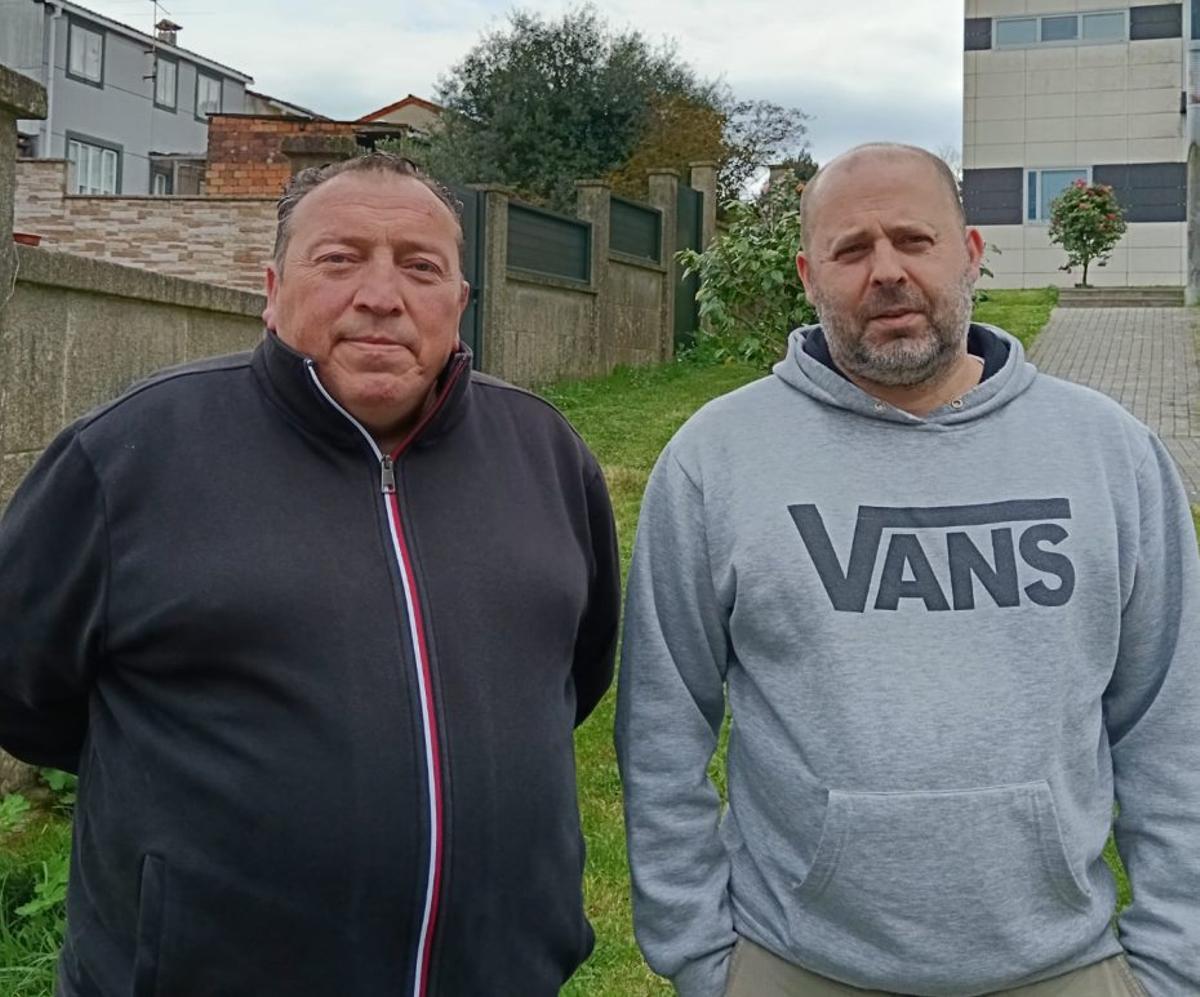 O presidente da Orde da Uña, Fernando Neira, e o tesoureiro, Manuel Vilariño. | CEDIDA