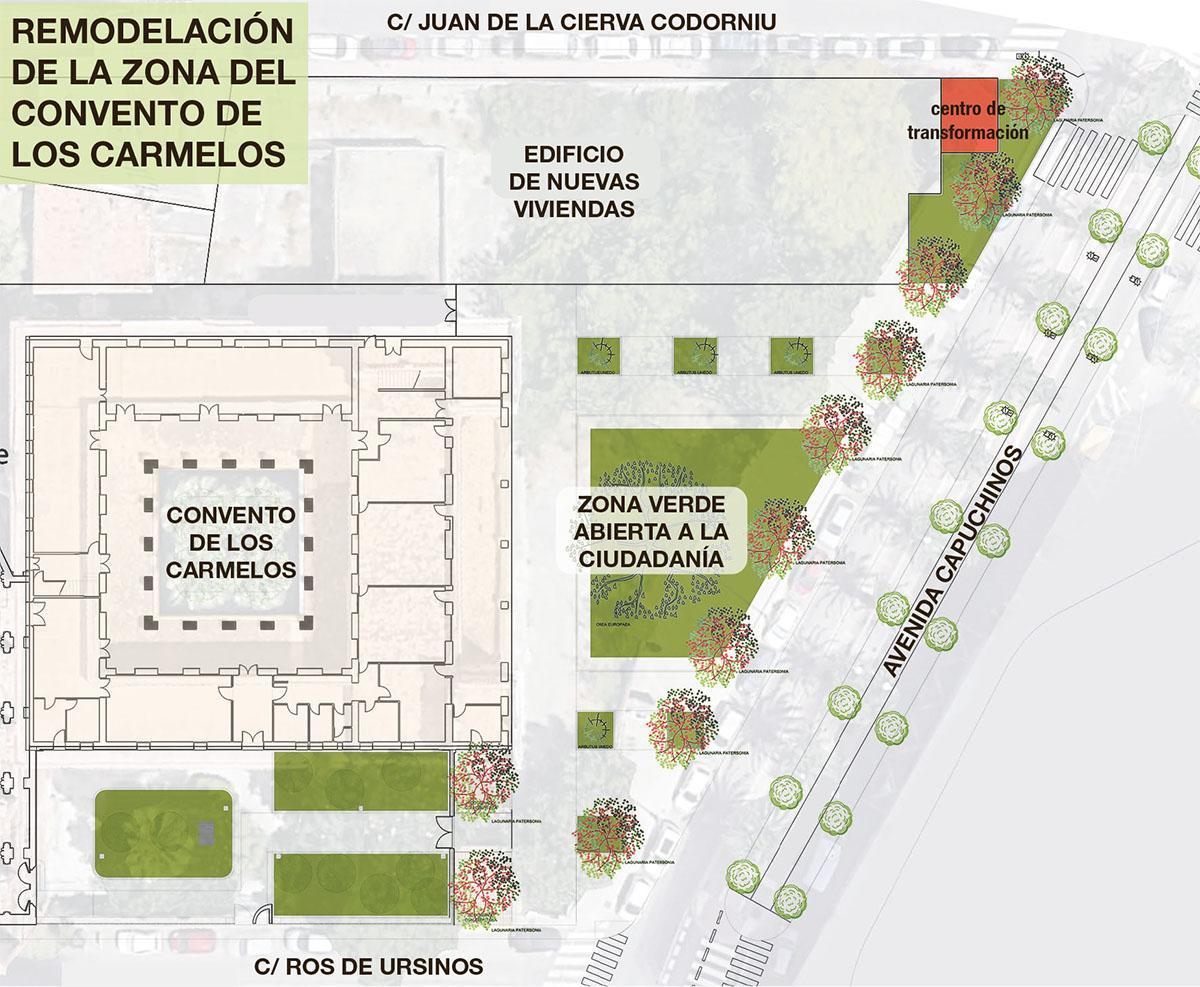 Infografía de cómo quedaría la zona.