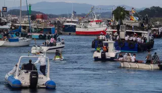 La ría se llenará de barcos el miércoles 16 al coincidir hasta cinco procesiones del Carmen