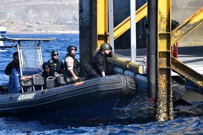 08/05/2019 TALIARTE. TELDE. Simulacro del ejército de operación contra el tráfico de drogas . Fotógrafa: YAIZA SOCORRO.  | 08/05/2019 | Fotógrafo: Yaiza Socorro