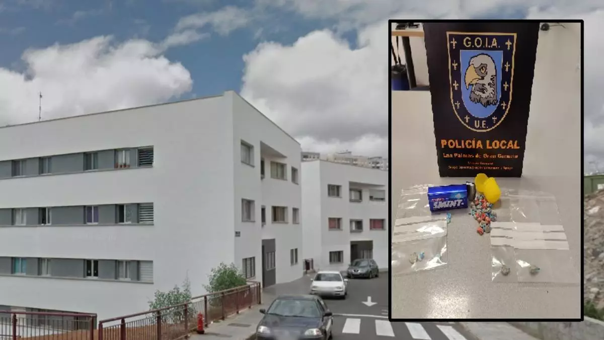 Cae el tráfico de drogas en Gran Canaria: vendía heroína en un bote de caramelos