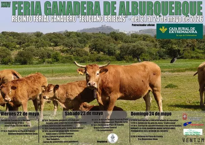 Alburquerque (Badajoz) celebra su XXIV Feria Ganadera