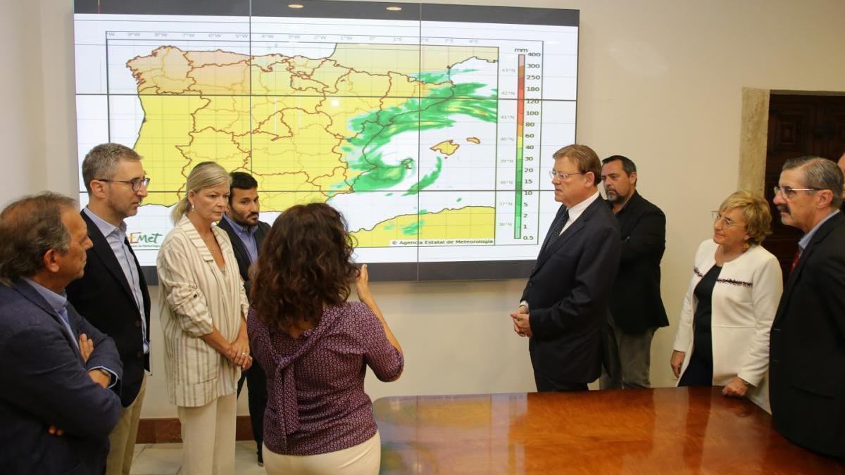 La Generalitat pide precaución ante el riesgo de lluvias intensas en la Comunitat