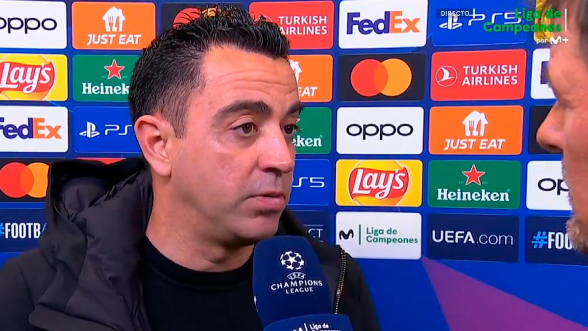 La monumental rajada de Xavi sobre el árbitro del partido ante el PSG