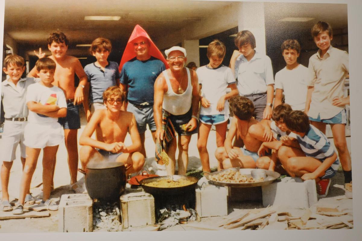 Arroz tras el fin de una regata.