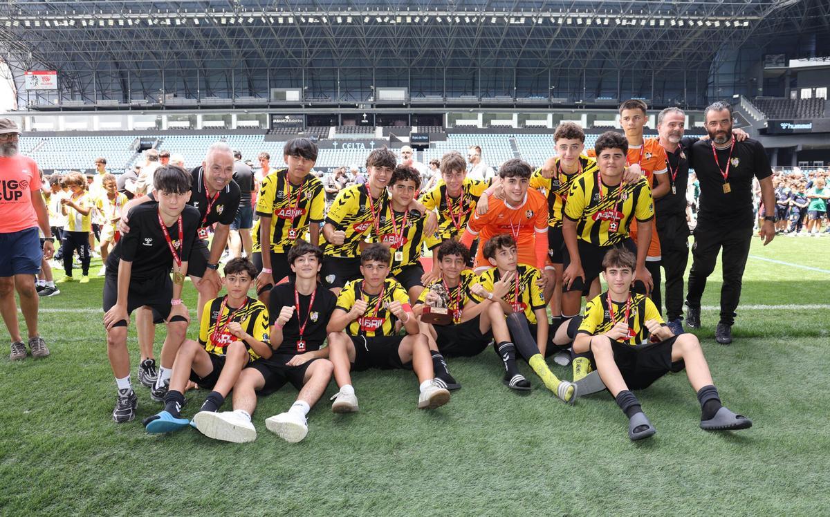 El estadio de Balaídos acogió las 18 finales de la última edición de la Vigo Cup, así como sus correspondientes entregas de premios.