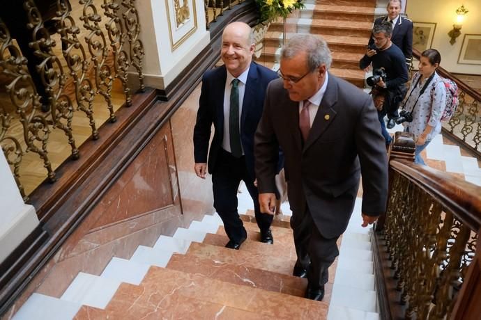 Las Palmas de Gran Canaria. Los cuatro Rectores de la ULPGC, protagonistas del coloquio ?Pasado, presente y futuro de la ULPGC?  | 22/05/2019 | Fotógrafo: José Carlos Guerra